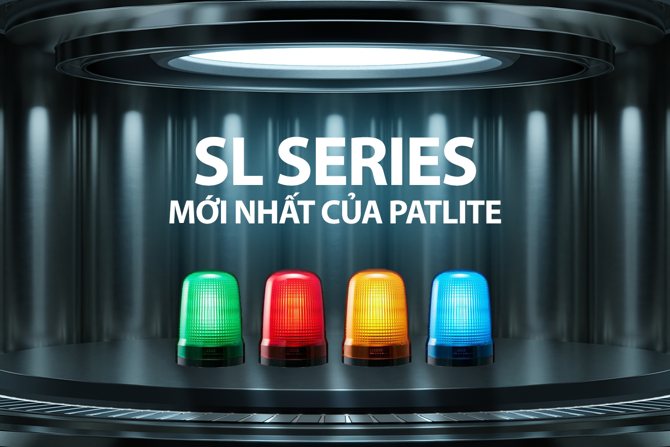 SL Series dòng sản phẩm đèn nhấp nháy mới nhất của Patlite